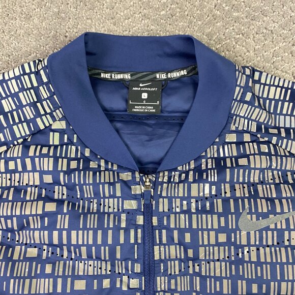 Nike Running Aeroloft Gilet Vest Flash Reflective Down 800 Fill Men's Large - Picture 3 of 16